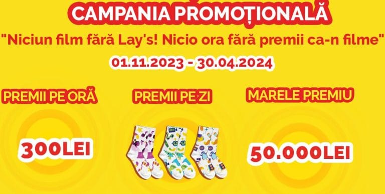 Câștigă 50.000 lei cu Lays
