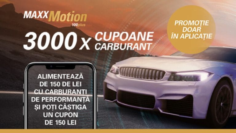 Câștigă 3.000 vouchere carburant OMV în valoare de 150 lei fiecare