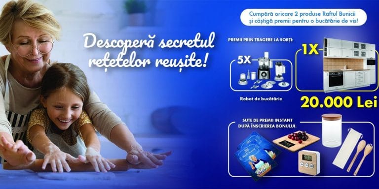 Câștigă 20.000 lei pentru o bucătărie de vis