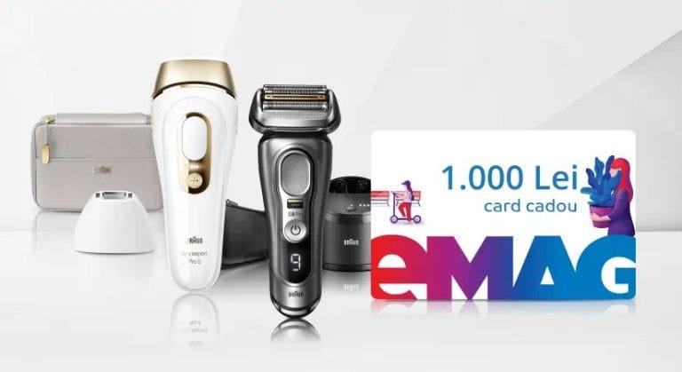 Câștigă 3 vouchere eMAG în valoare de 1.000 lei fiecare