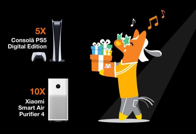 Câștigă 5 console Sony PlayStation 5 Digital Edition